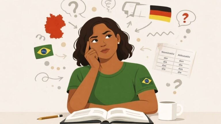 Erros comuns de brasileiros ao aprender alemão